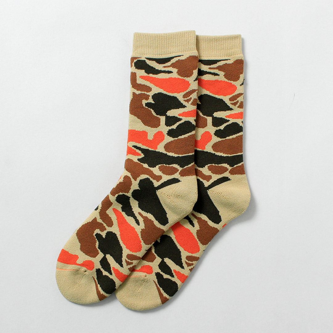 ROTOTO / R1339 Chaussettes Pile Camo Crew