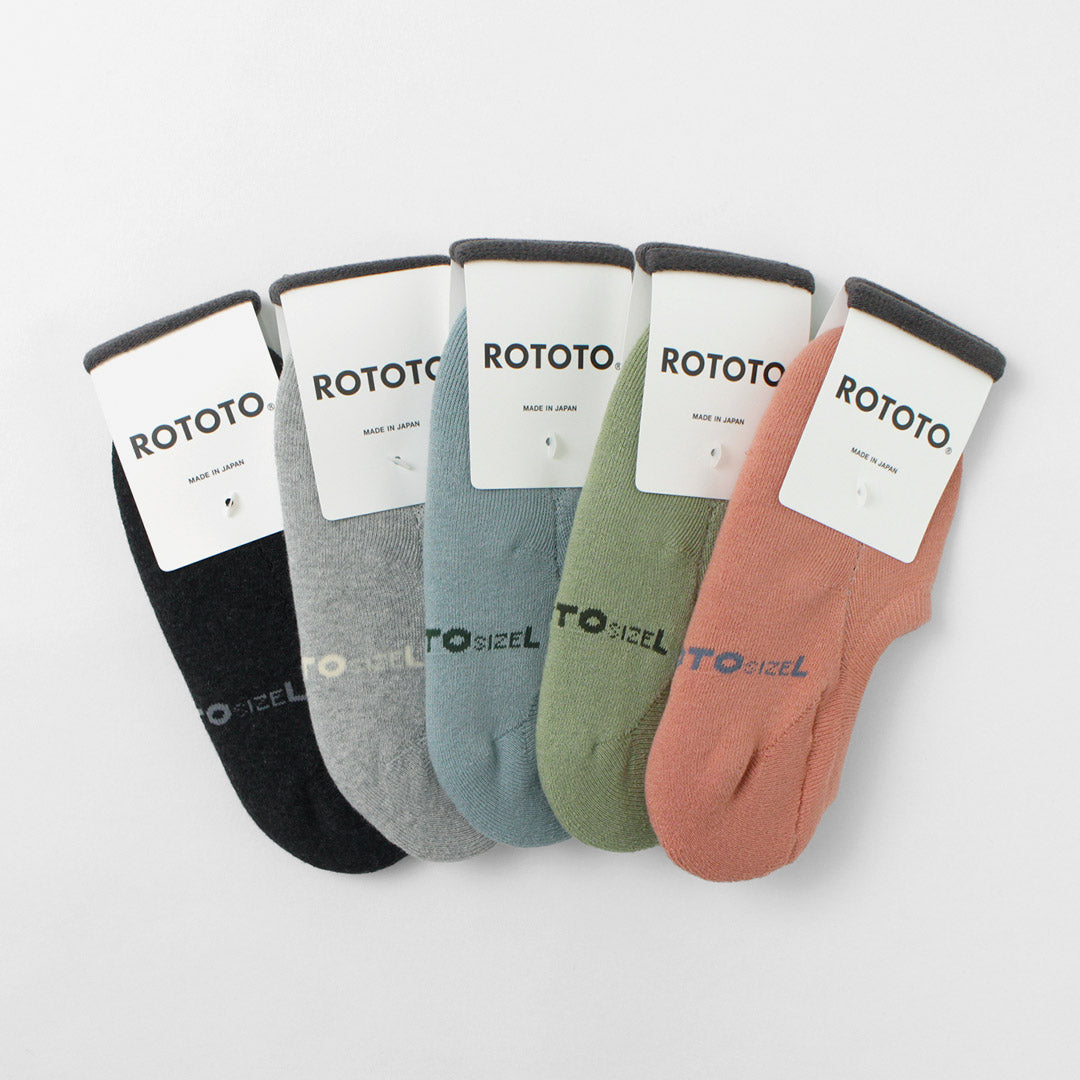 ROTOTO / 파일 풋 커버 양말