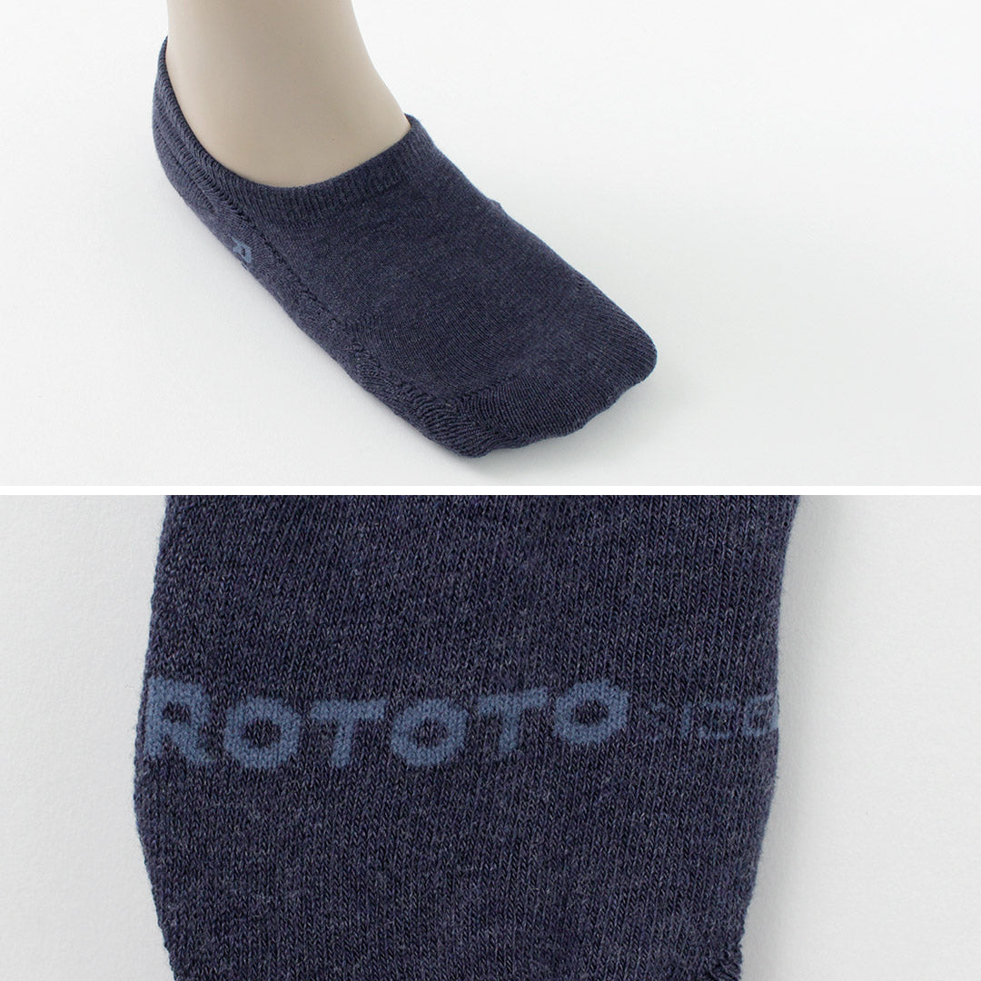 ROTOTO / 파일 풋 커버 양말