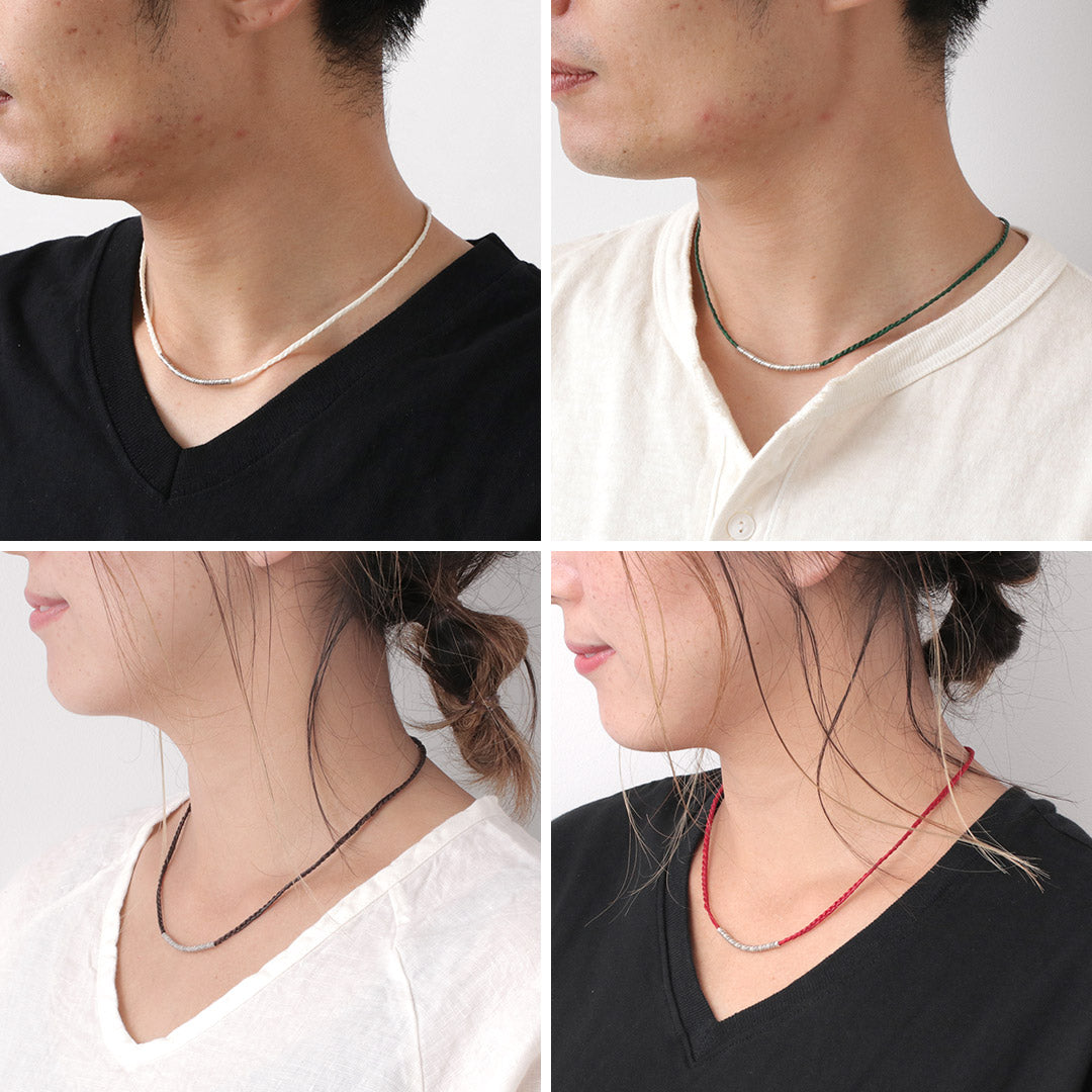 phaduA / Wax Cord & Karen Silver Tube 3-Way Accessory