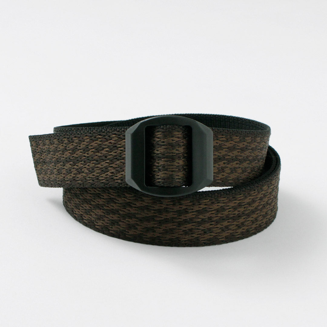 BISON DESIGNS / Cinturón de correas de nailon estampado de 30 mm