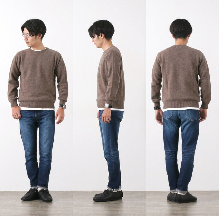 JEANS BLEU JAPON / RJB6140-ME Jean slim fuselé coupe cheville