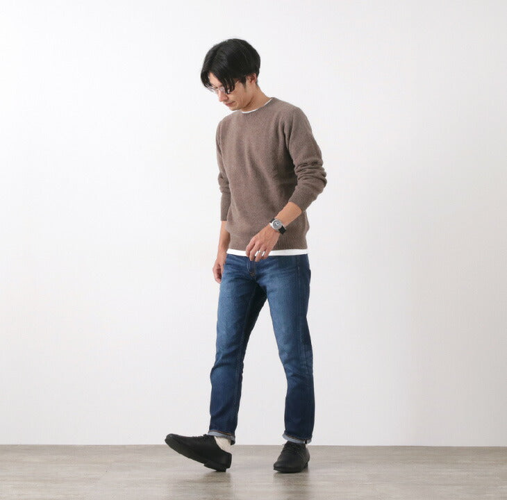 JEANS BLEU JAPON / RJB6140-ME Jean slim fuselé coupe cheville