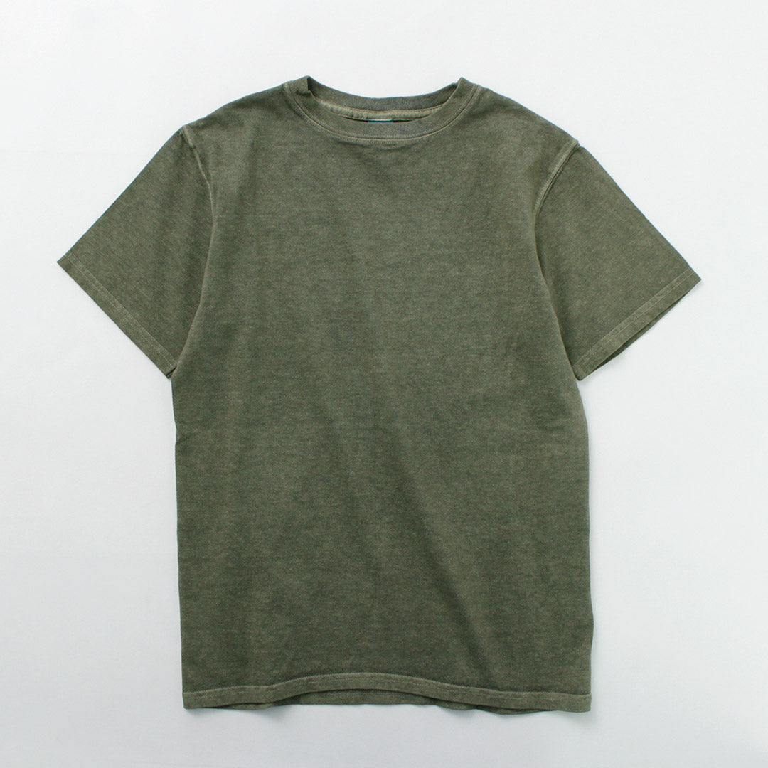 BUENA Camiseta de cuello de la tripulación de manga corta / manga corta