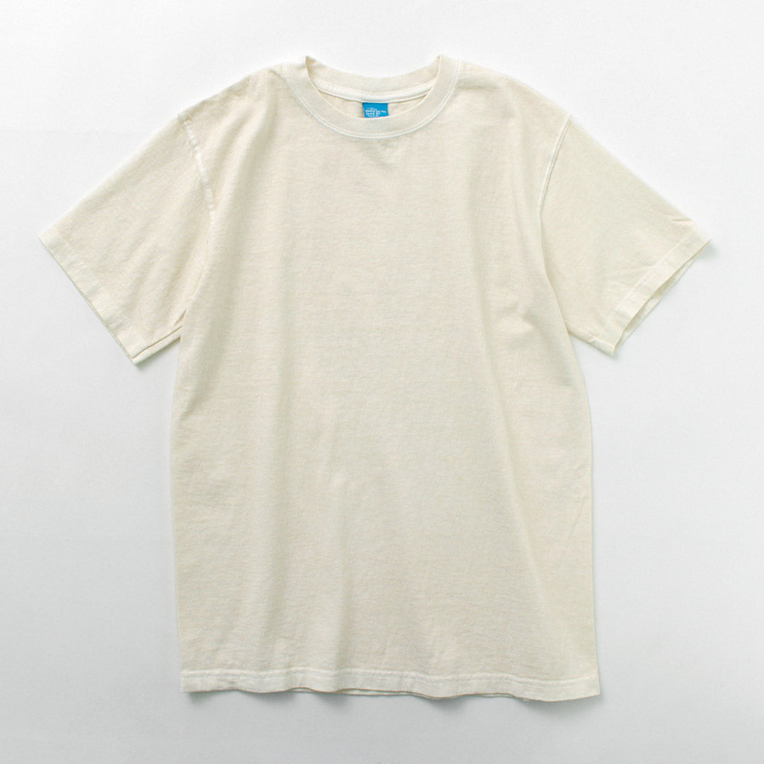 BUENA Camiseta de cuello de la tripulación de manga corta / manga corta