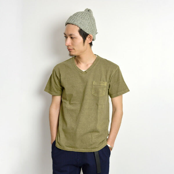 GOOD ON / GOST1408 Short Sleeve V-neck Pocket T-shirt