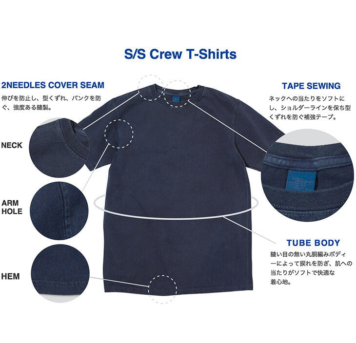 GOOD ON / GOST1408 Short Sleeve V-neck Pocket T-shirt
