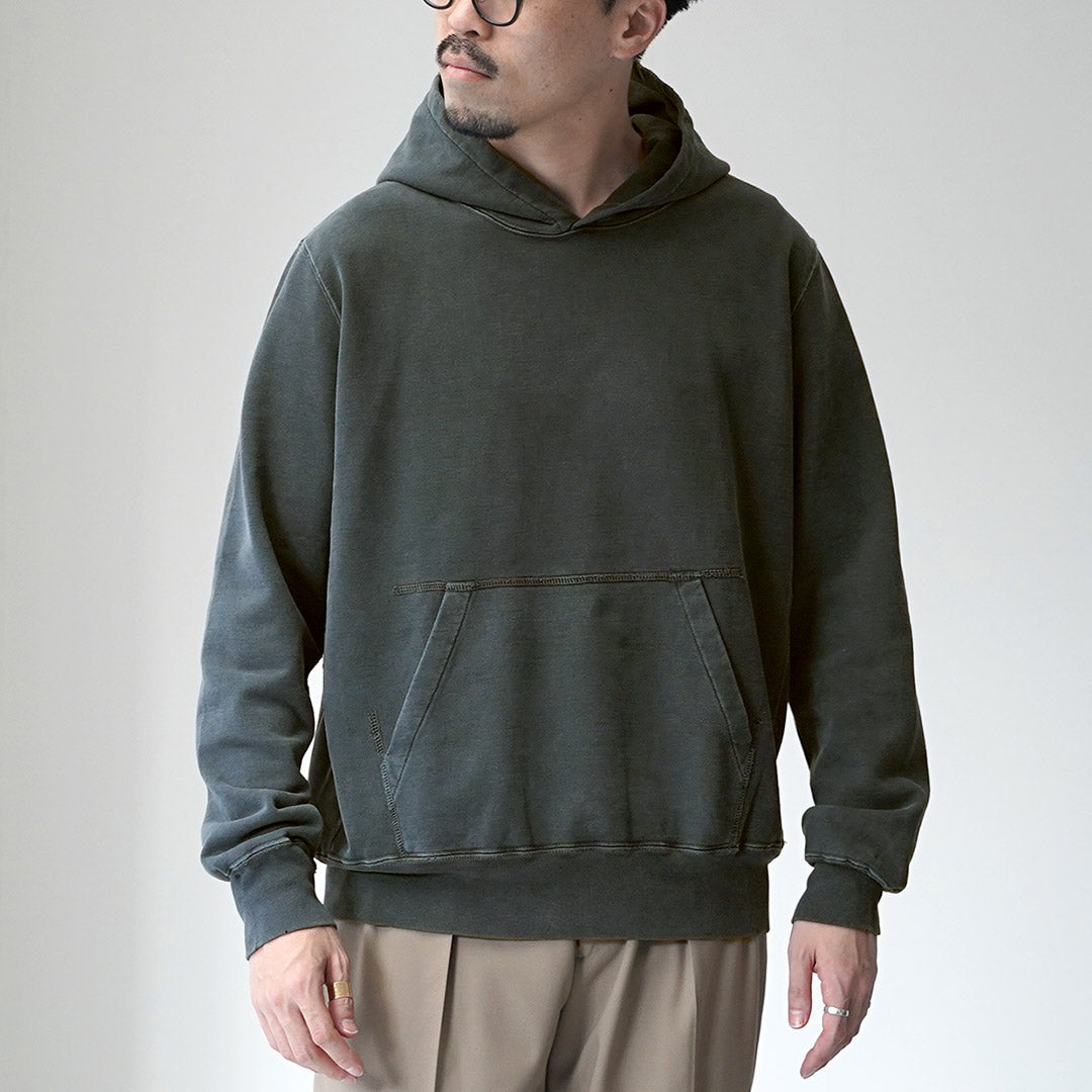REMI RELIEF / SP Processed Piled Hoodie Plain Sweatshirt Model 2025