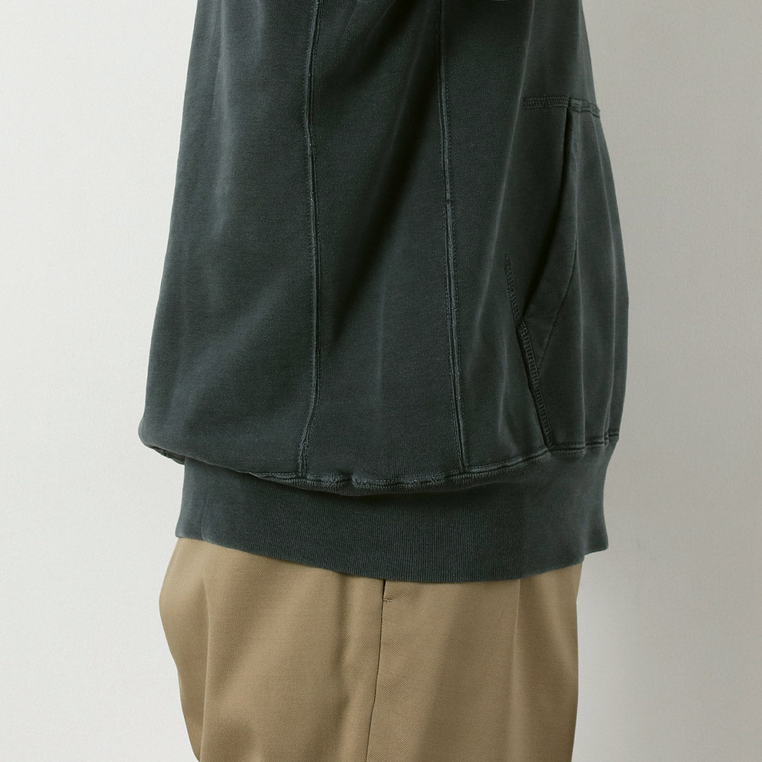 REMI RELIEF / SP Processed Piled Hoodie Plain Sweatshirt Model 2025