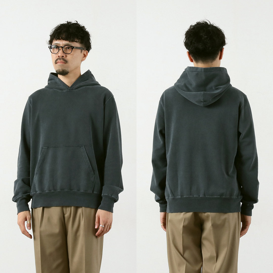 REMI RELIEF / SP Processed Piled Hoodie Plain Sweatshirt Model 2025