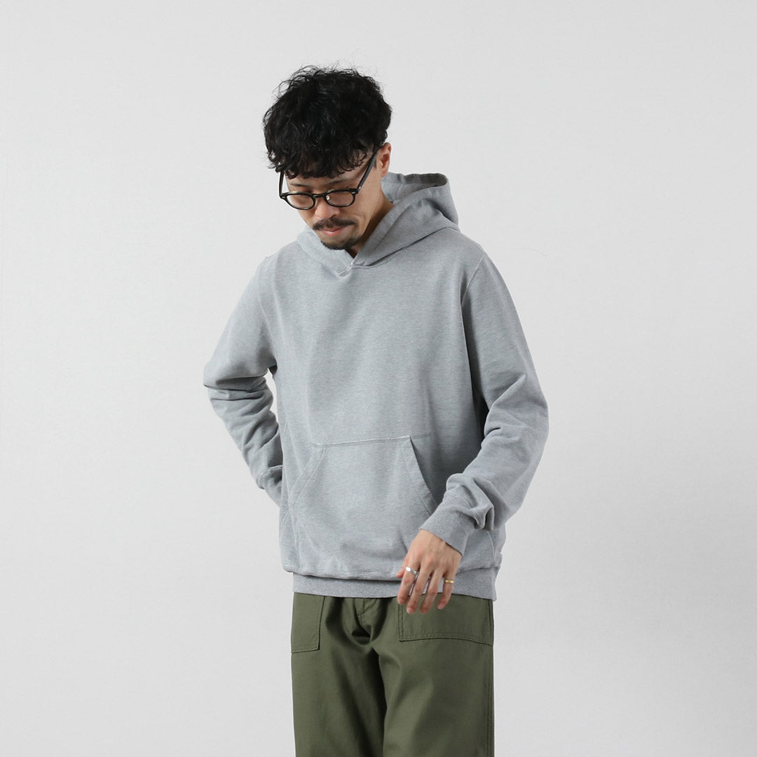 REMI RELIEF / SP Processed Piled Hoodie Plain Sweatshirt Model 2025