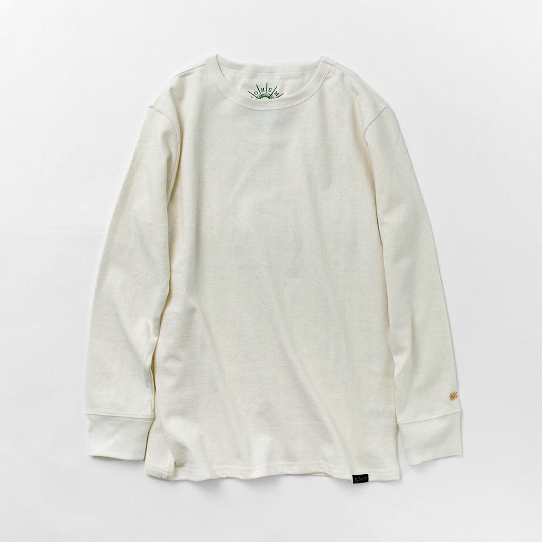 GOHEMP / Sun Blend Warmer Basic Long Sleeve T-Shirt