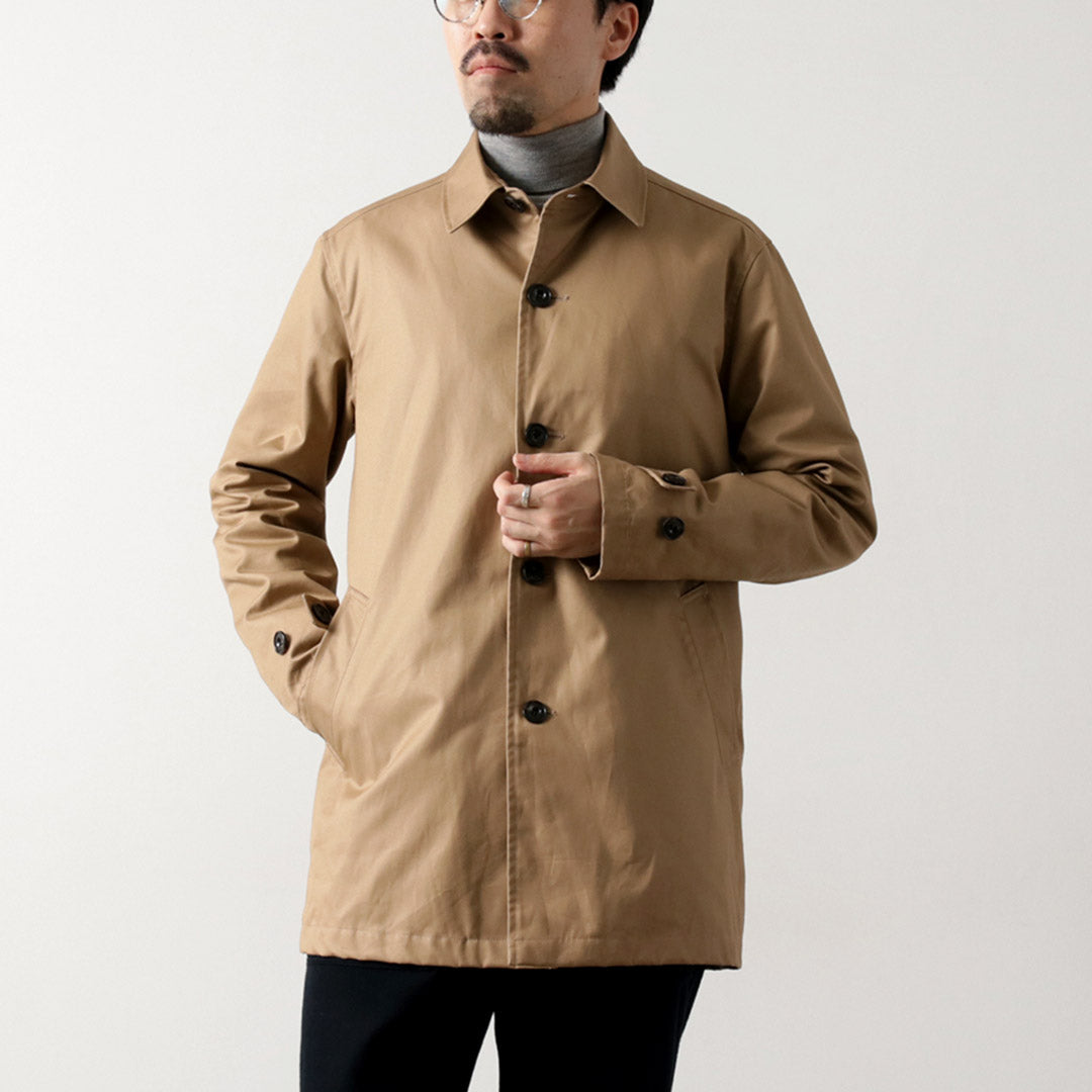 ROCOCO / Manteau Balmacaan court haute densité