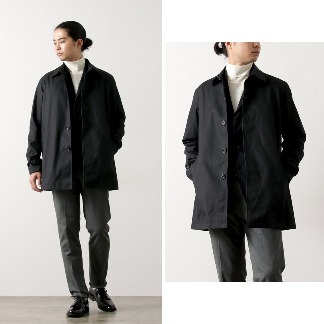 ROCOCO / Manteau Balmacaan court haute densité