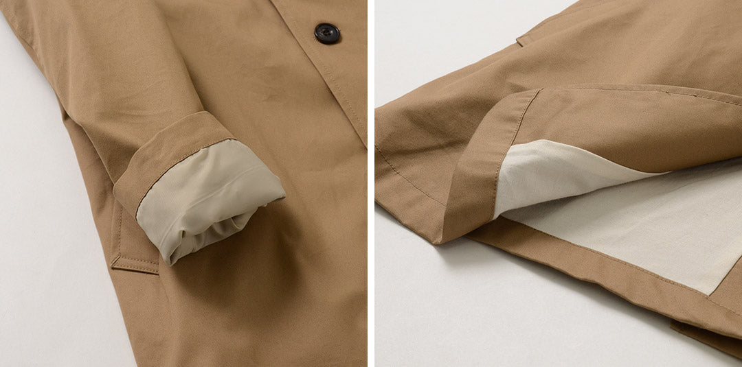 ROCOCO / Manteau Balmacaan court haute densité