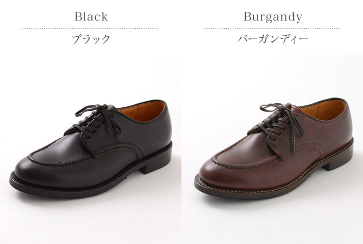 WHEELROBE / Chaussures en cuir à bout Moc avec coutures épaisses