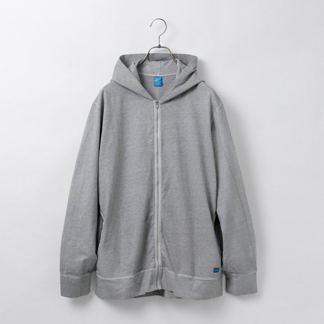 GOOD ON / Pigment Dye Zip Tee Parka