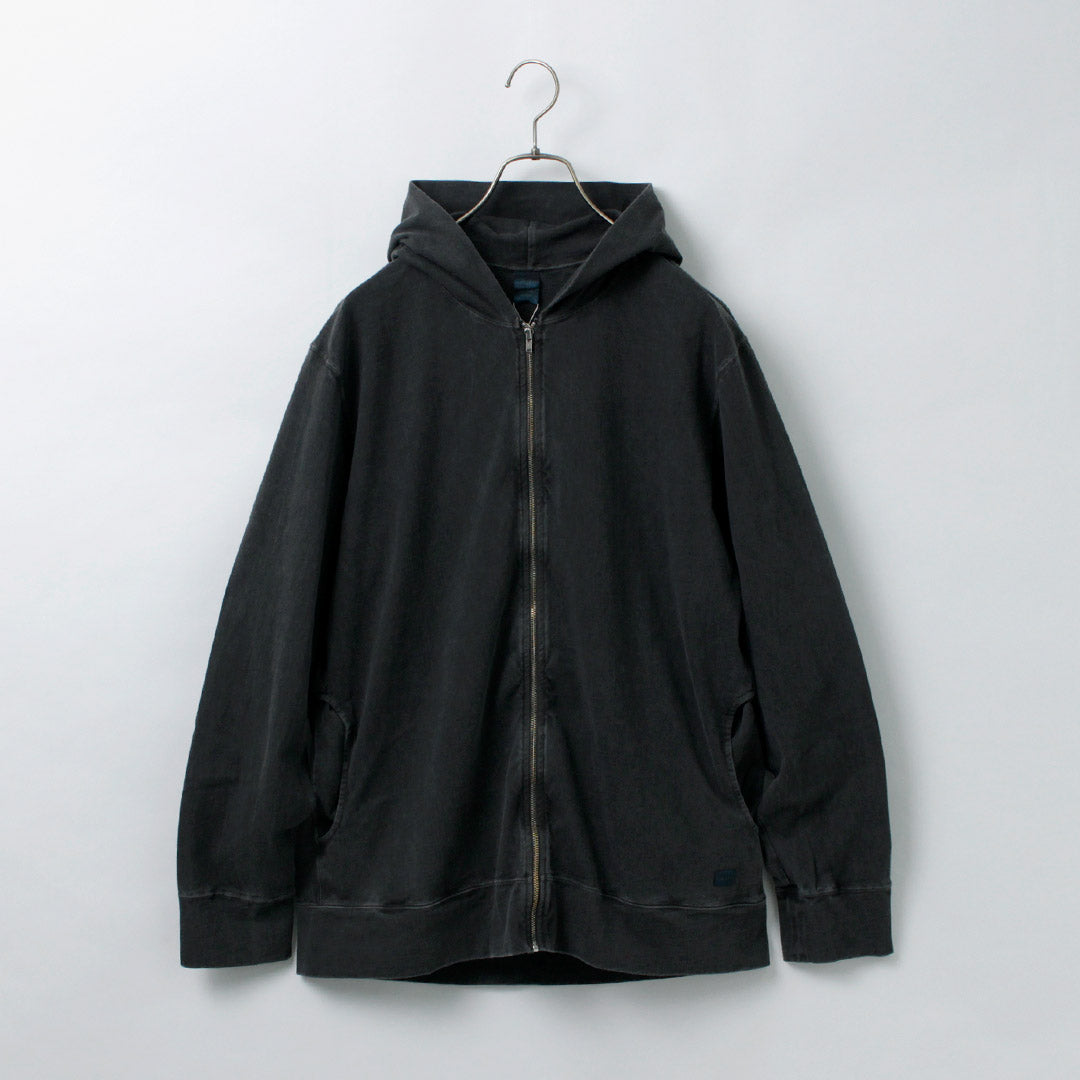 GOOD ON / Pigment Dye Zip Tee Parka