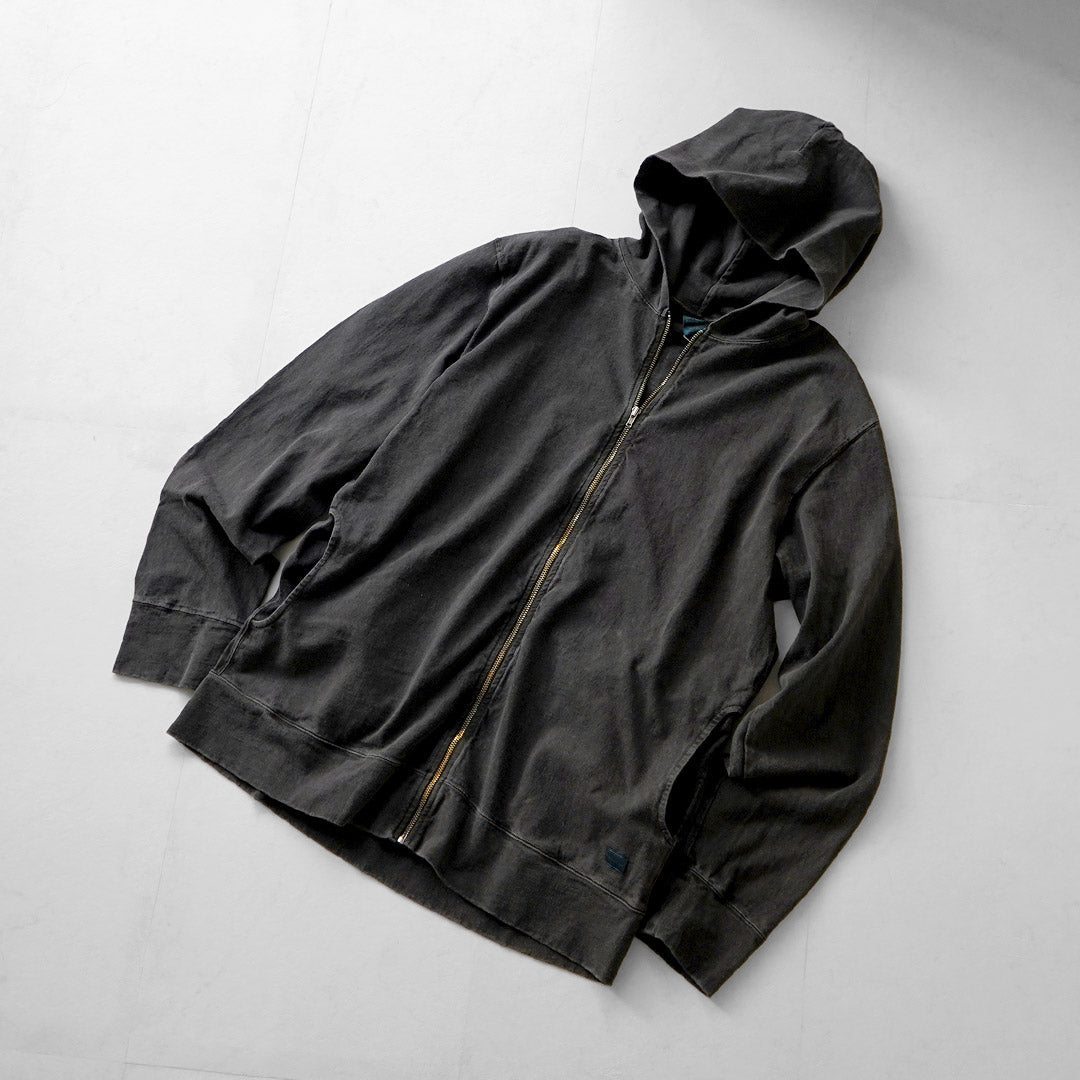 GOOD ON / Pigment Dye Zip Tee Parka