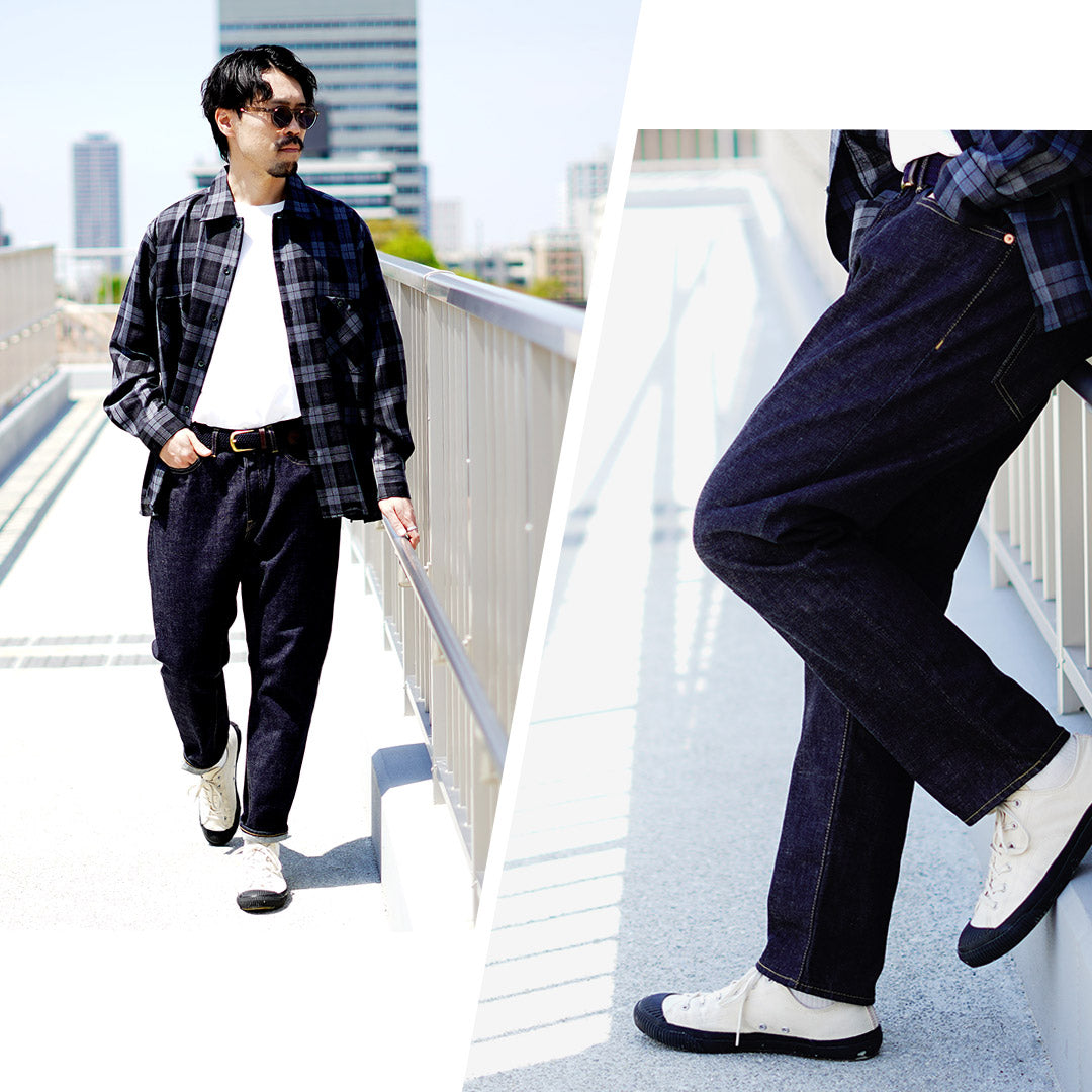 SANCA / 15,5 onces. Pantalon fuselé en denim 5P