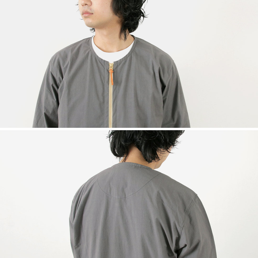 RE MADE IN TOKYO JAPAN / 棉尼龍圓領開衫