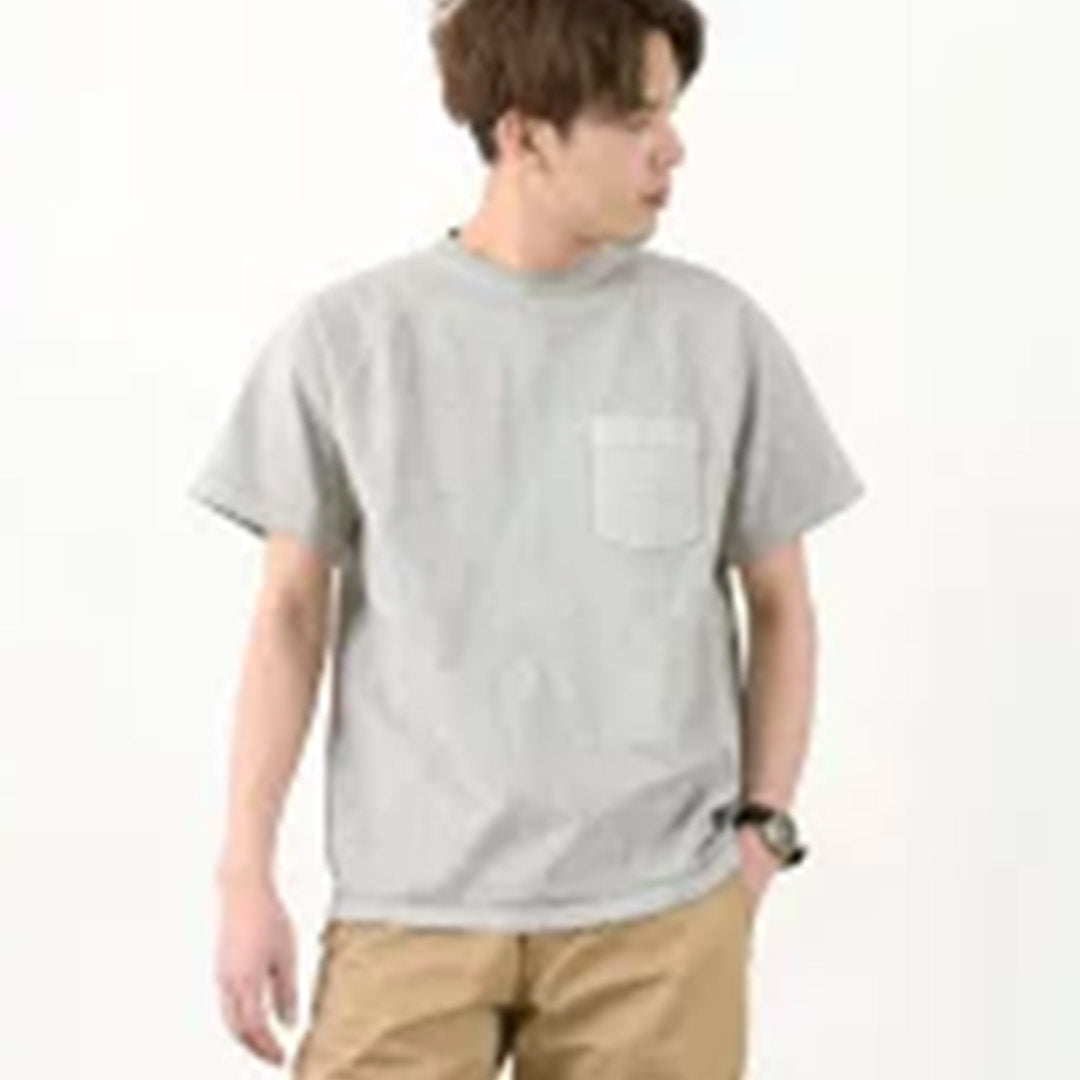 GOOD ON / Camiseta raglán de manga corta con bolsillo pesado