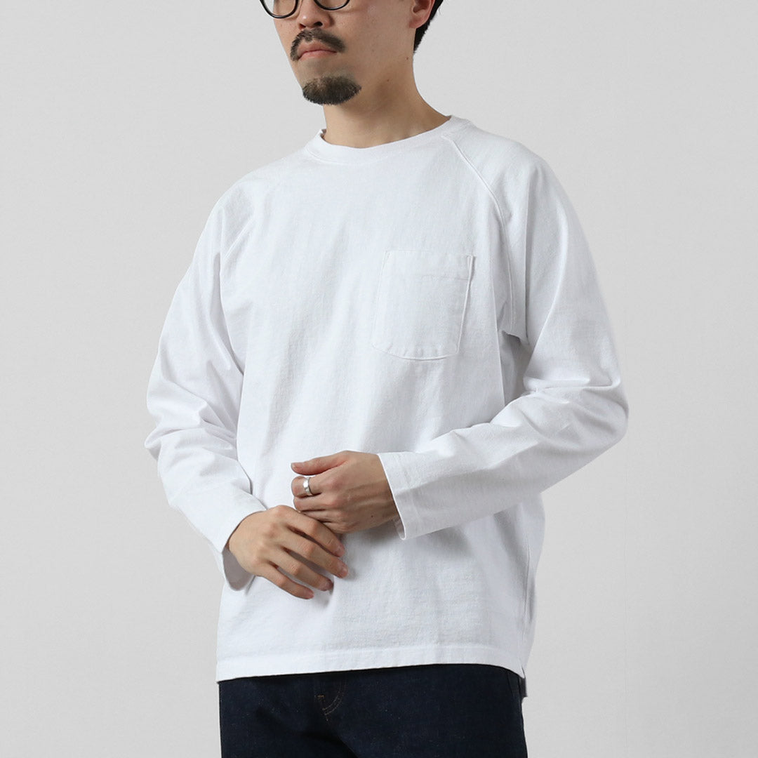 GOOD ON / Heavy Raglan Pocket Long-Sleeve T-Shirt
