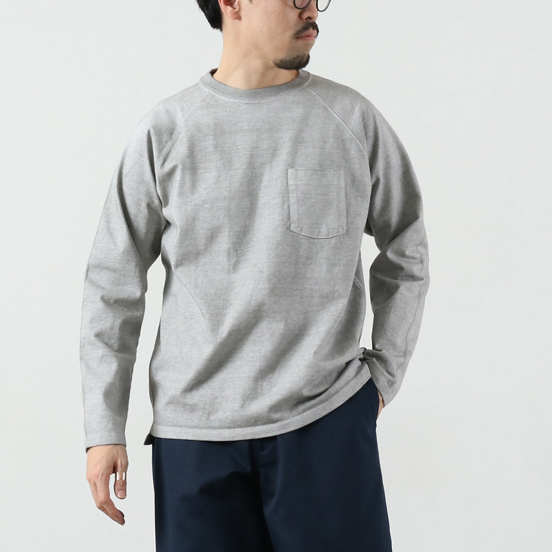 GOOD ON / Heavy Raglan Pocket Long-Sleeve T-Shirt
