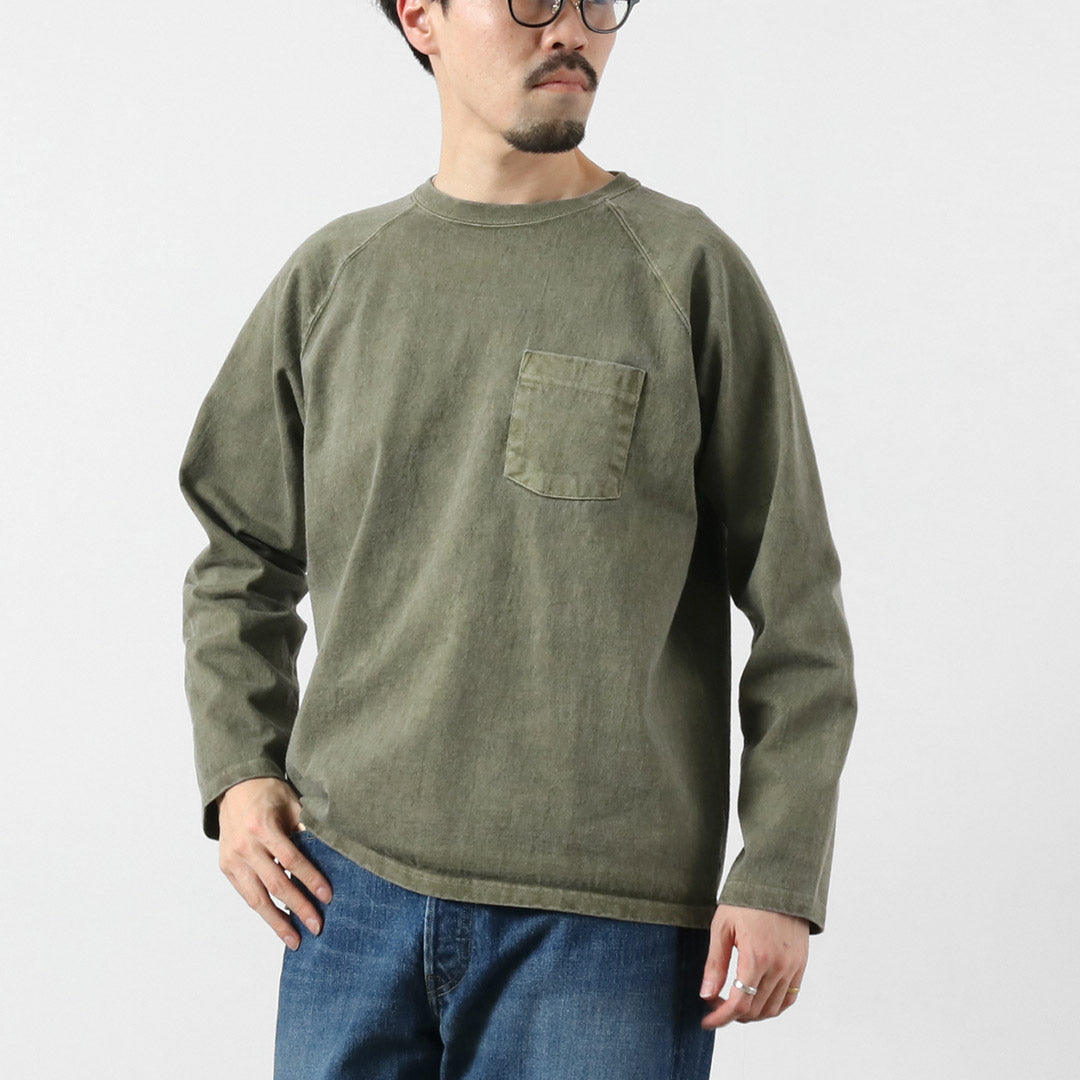 GOOD ON / Heavy Raglan Pocket Long-Sleeve T-Shirt