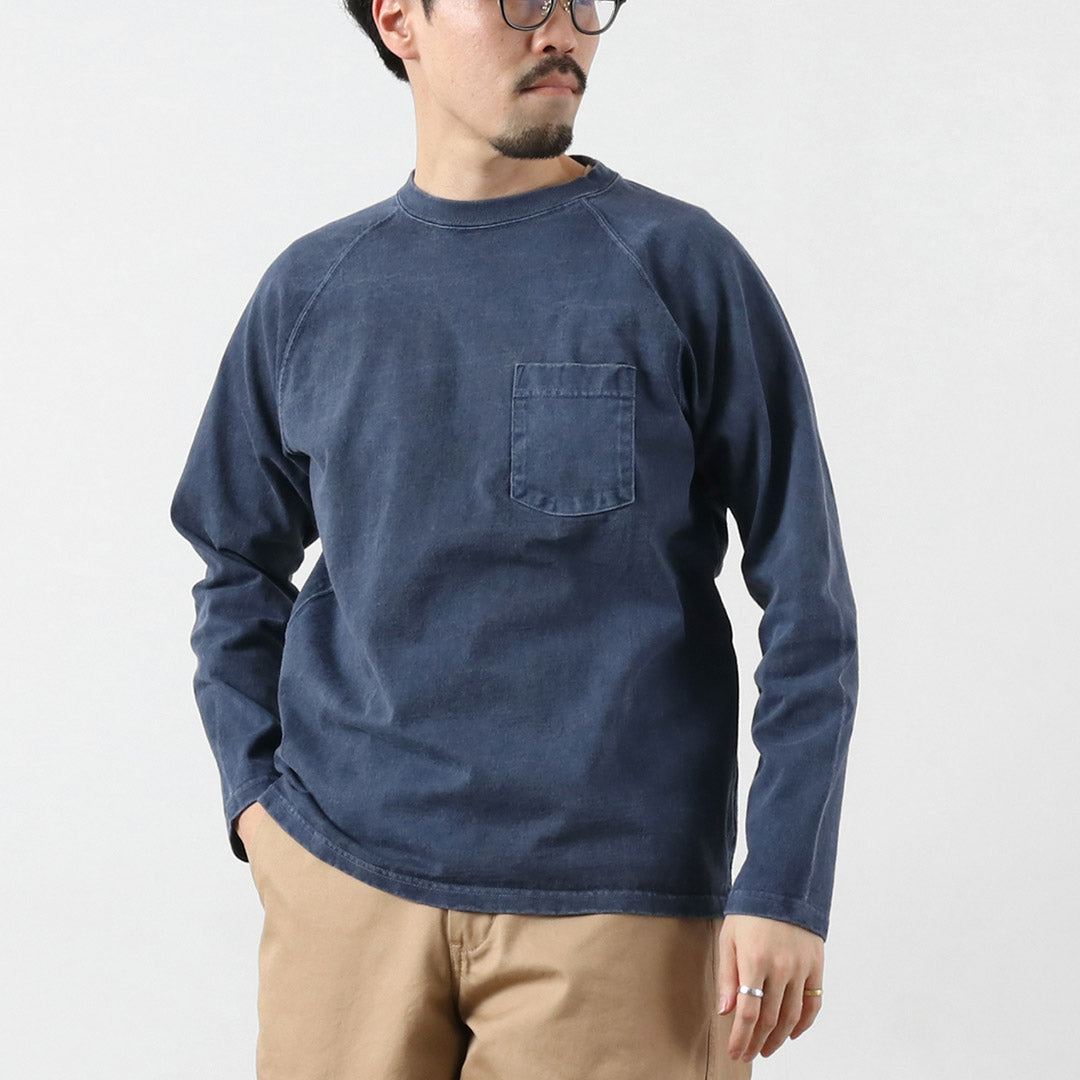 GOOD ON / Heavy Raglan Pocket Long-Sleeve T-Shirt