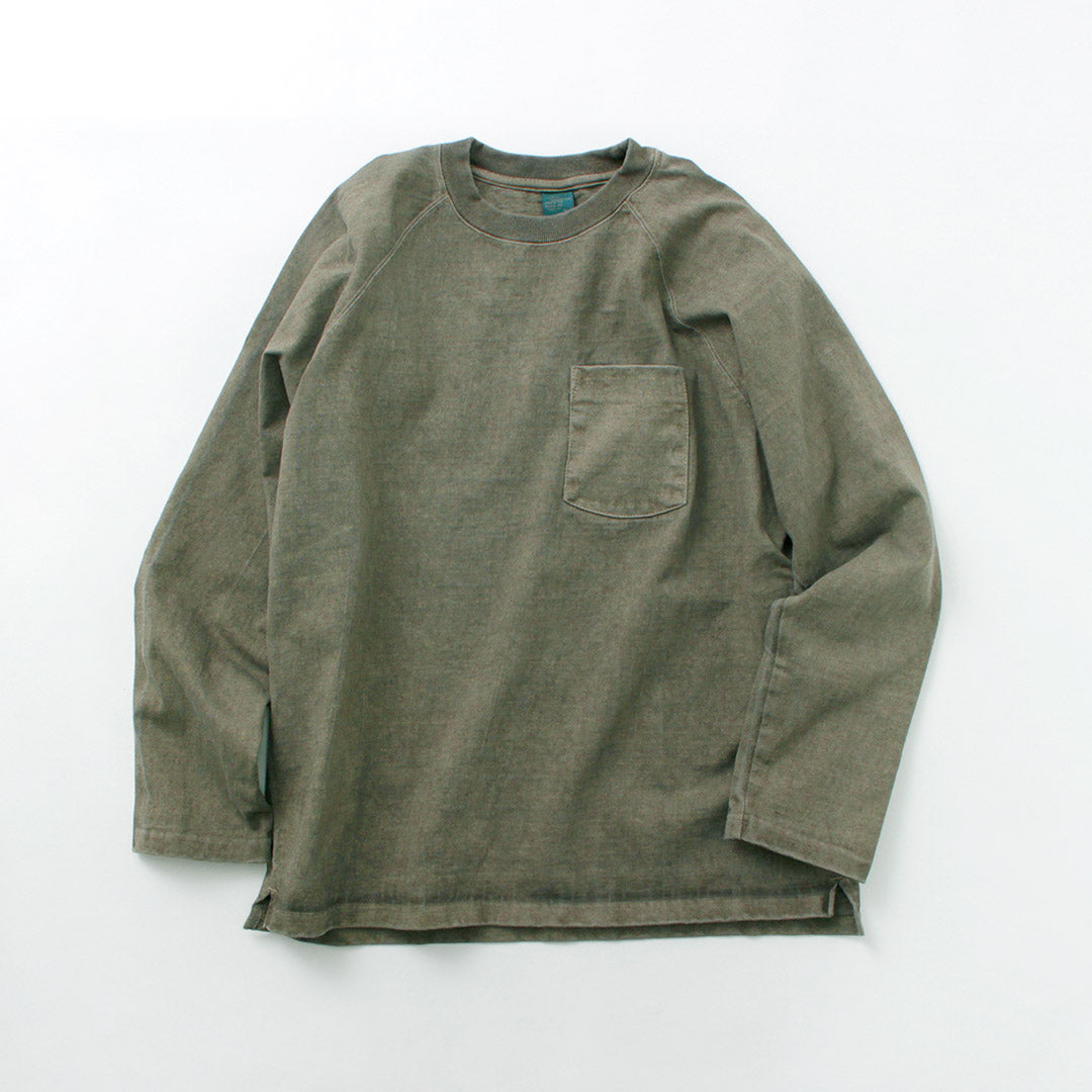 GOOD ON / Heavy Raglan Pocket Long-Sleeve T-Shirt