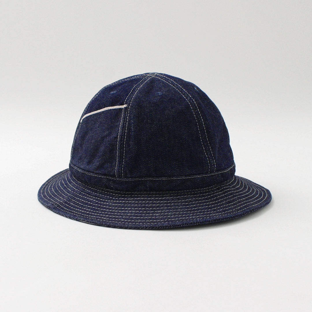 Chapeau HIGHER / Selvage Denim Panel 6 - Onewashed
