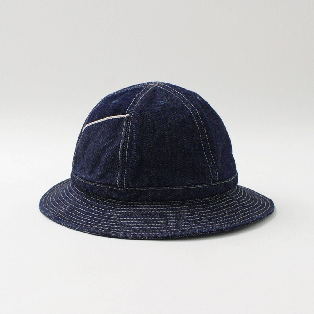 Chapeau HIGHER / Selvage Denim Panel 6 - Onewashed