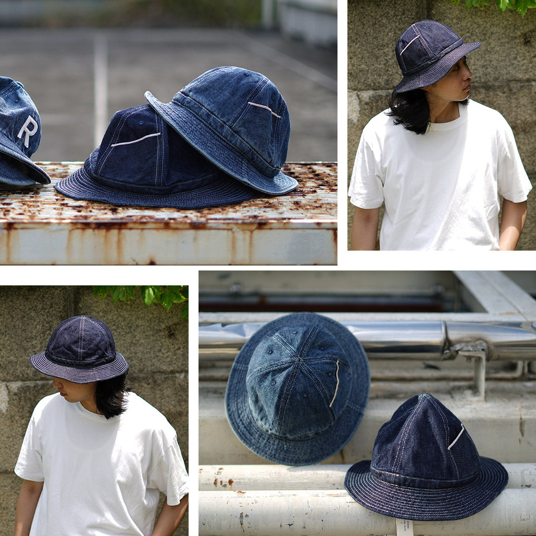 Chapeau HIGHER / Selvage Denim Panel 6 - Onewashed