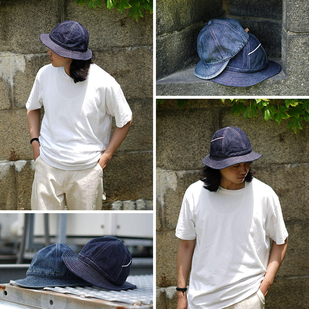 Chapeau HIGHER / Selvage Denim Panel 6 - Onewashed