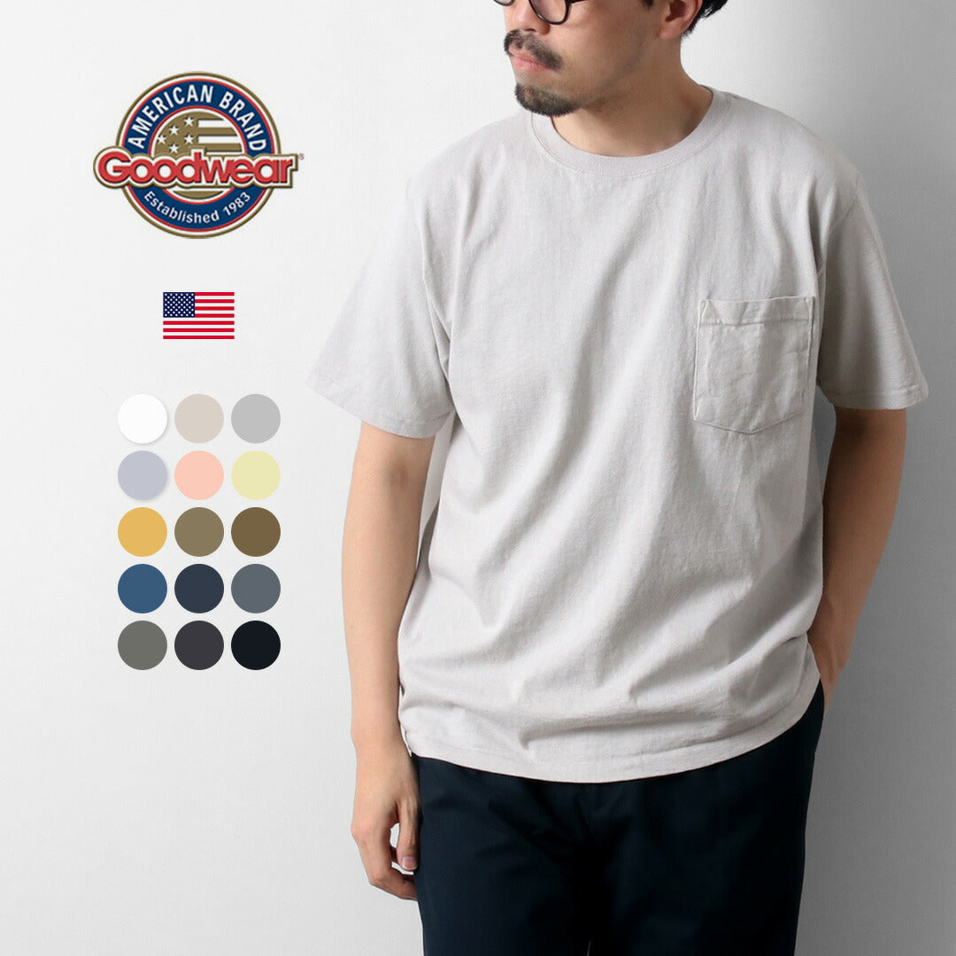 GOODWEAR / 포켓 반팔 티셔츠