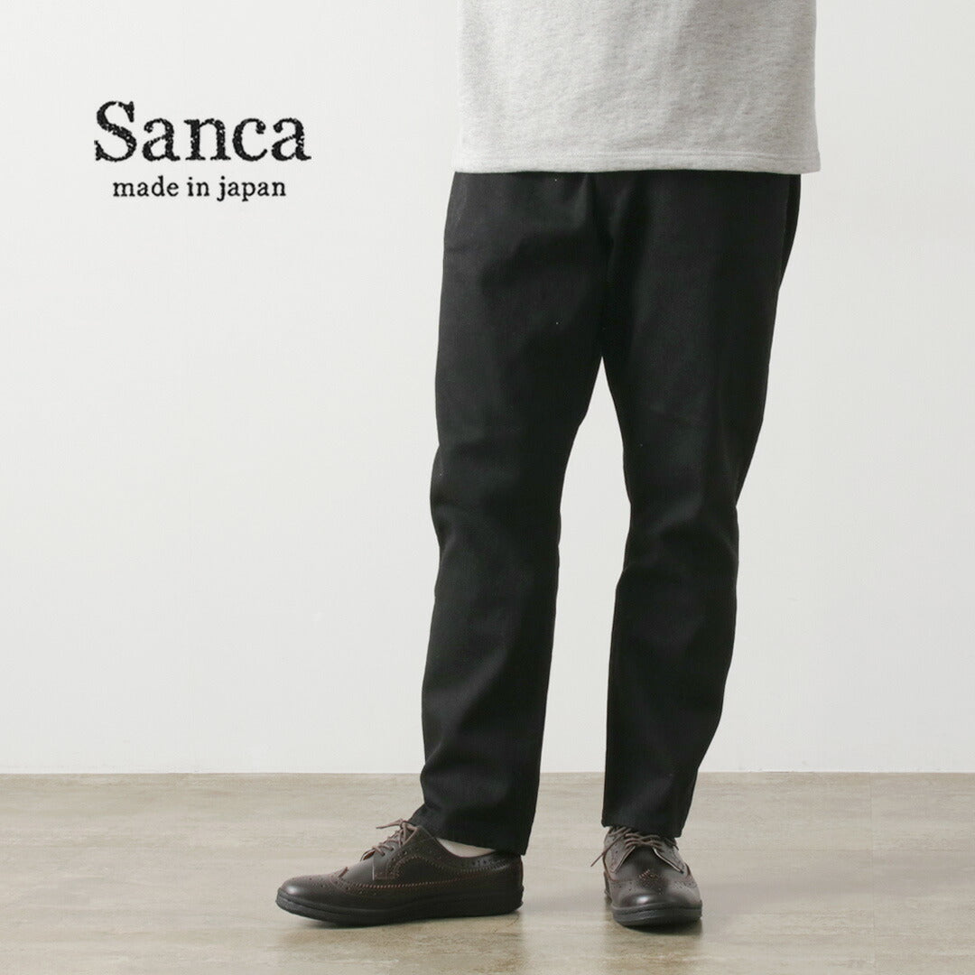 SANCA / 블랙데님 테이퍼드 5P 팬츠