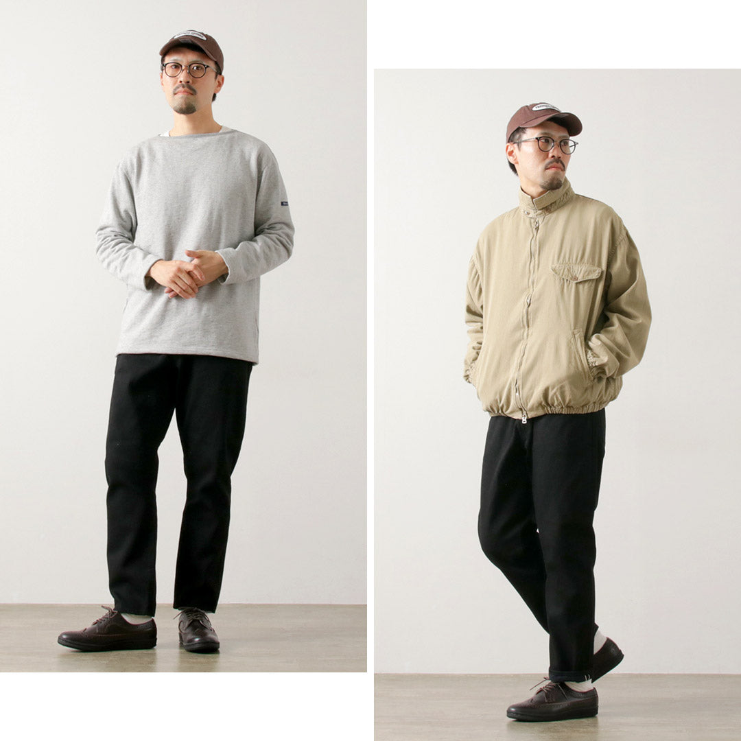 SANCA / 블랙데님 테이퍼드 5P 팬츠
