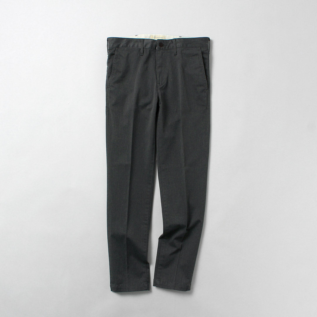 Blue refabric / Officer Tapered Trousers