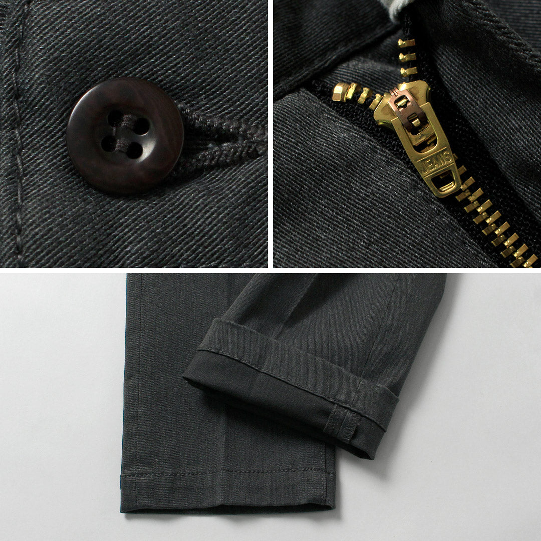 Blue refabric / Officer Tapered Trousers