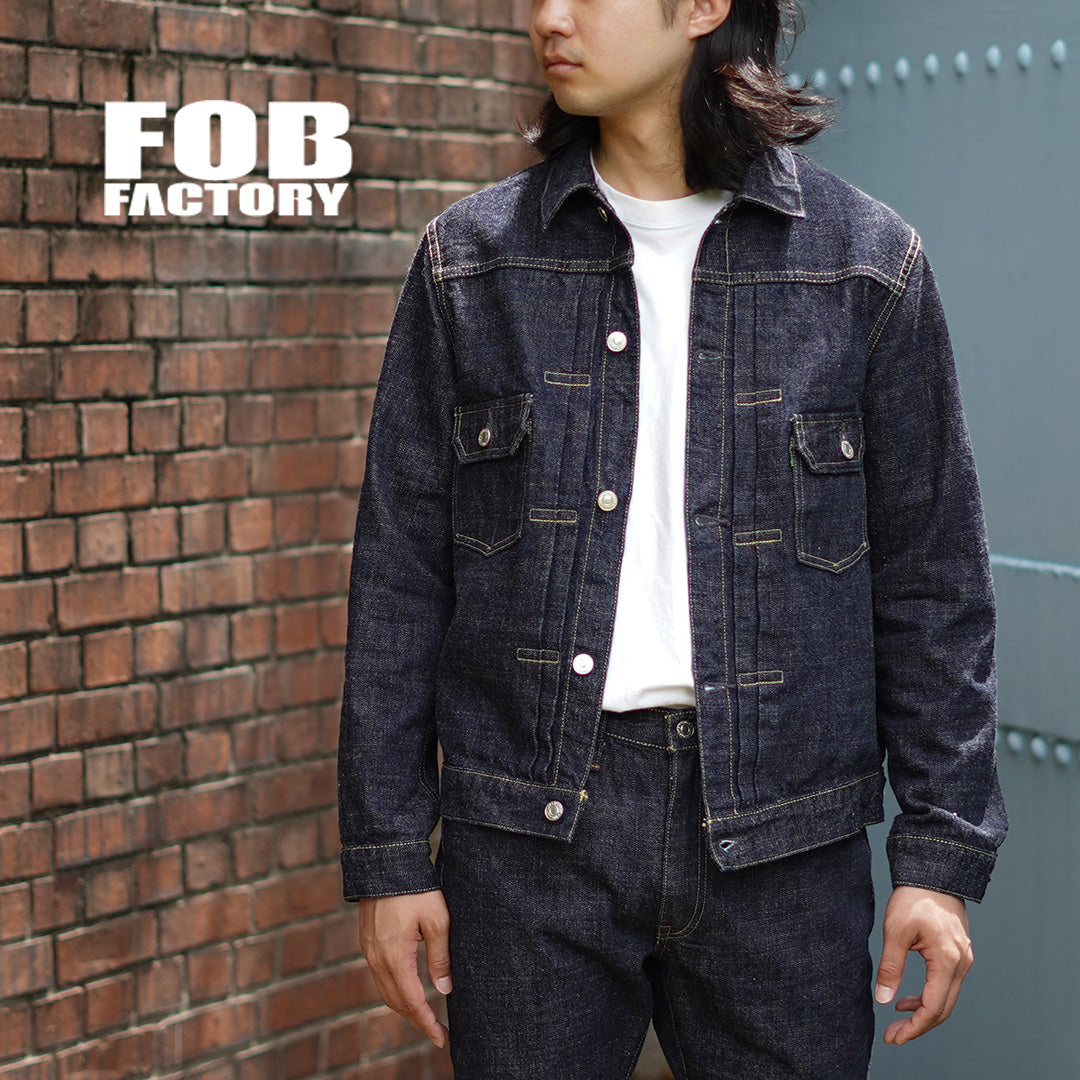 FOB FACTORY / F2378 2차형 G3 셀비지 데님자켓