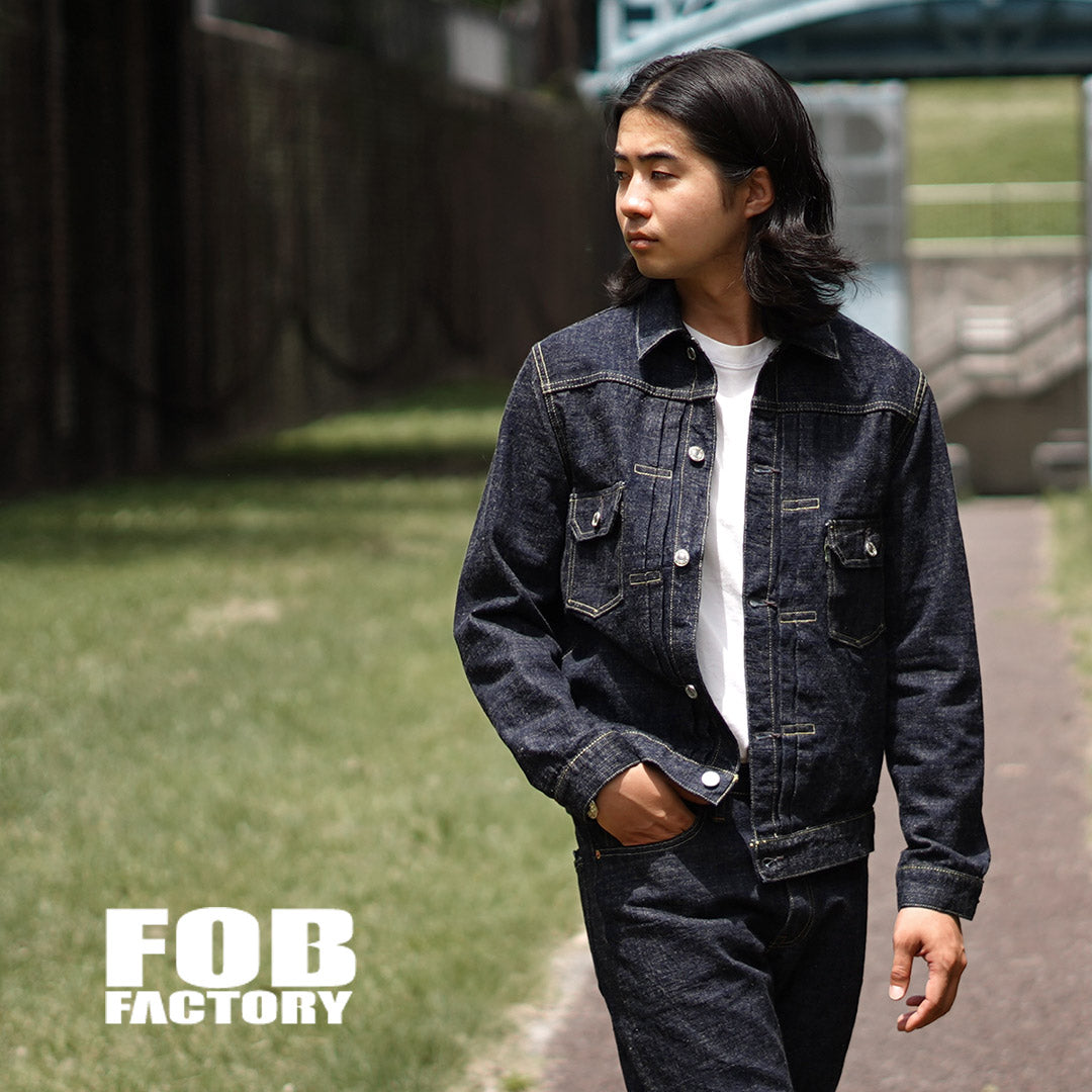 FOB FACTORY / F2378 2차형 G3 셀비지 데님자켓