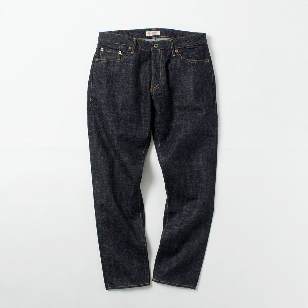 日本藍色牛仔褲 / Monster Denim 半寬錐形 5 條褲 16.5 盎司科特迪瓦棉