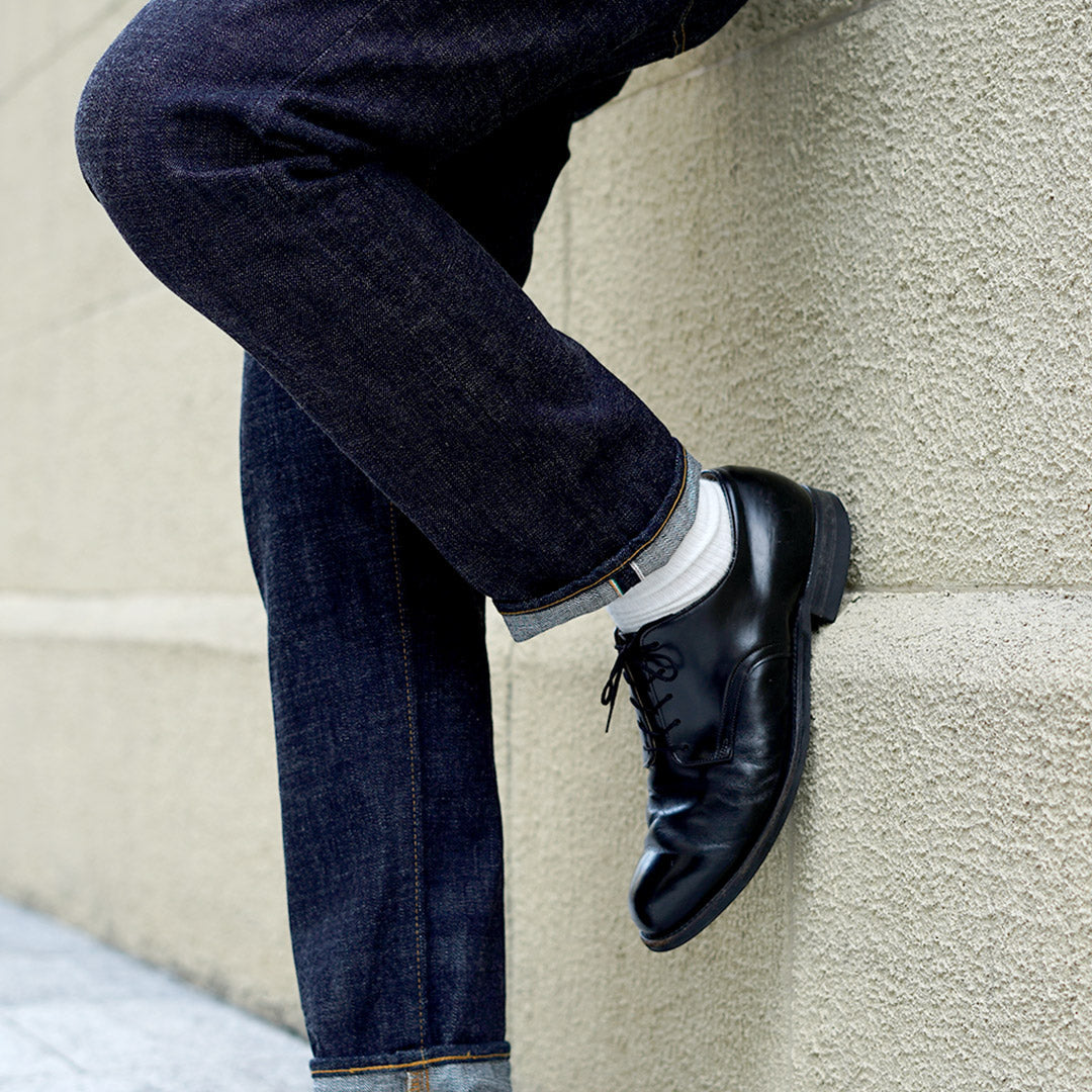 日本藍色牛仔褲 / Monster Denim 半寬錐形 5 條褲 16.5 盎司科特迪瓦棉