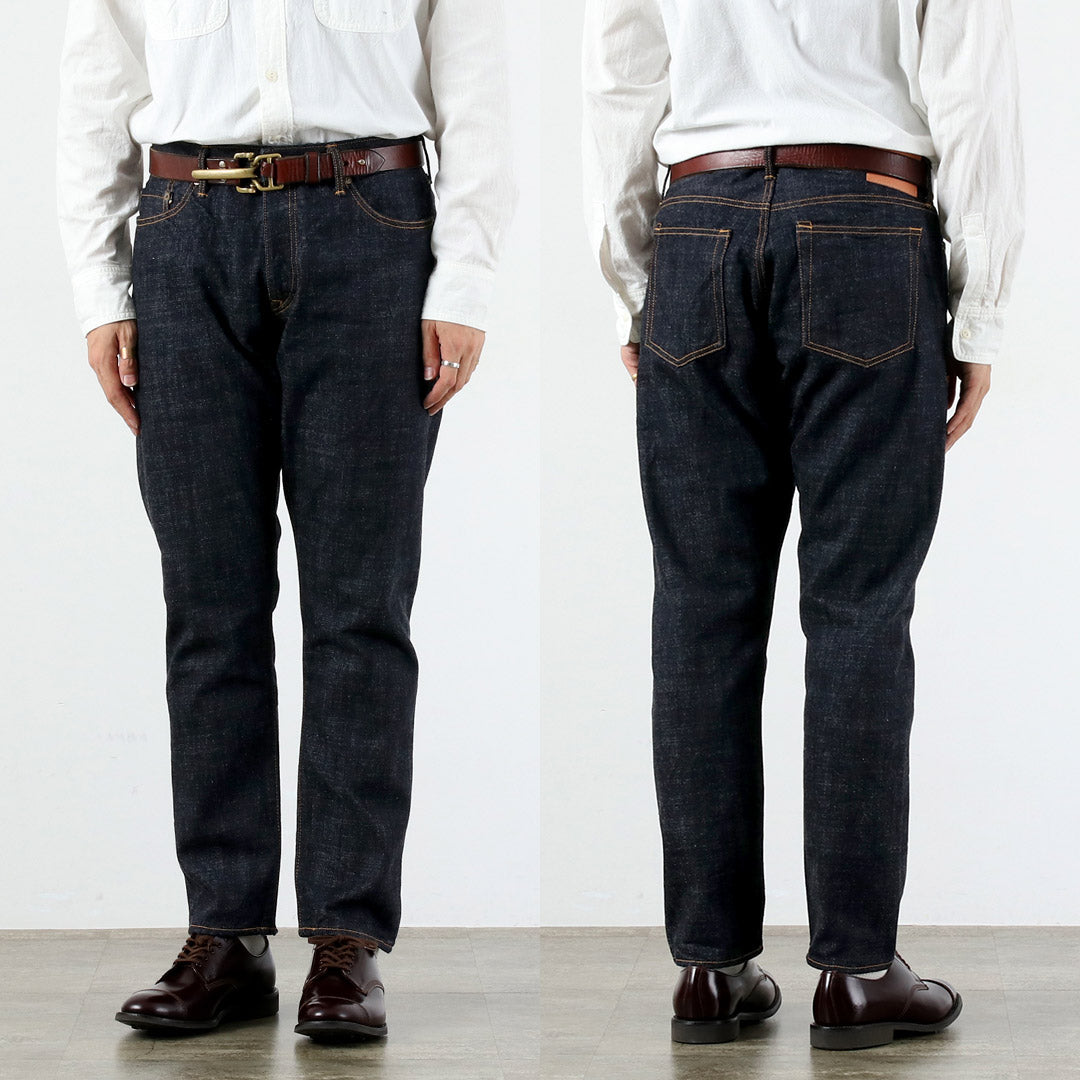 日本藍色牛仔褲 / Monster Denim 半寬錐形 5 條褲 16.5 盎司科特迪瓦棉