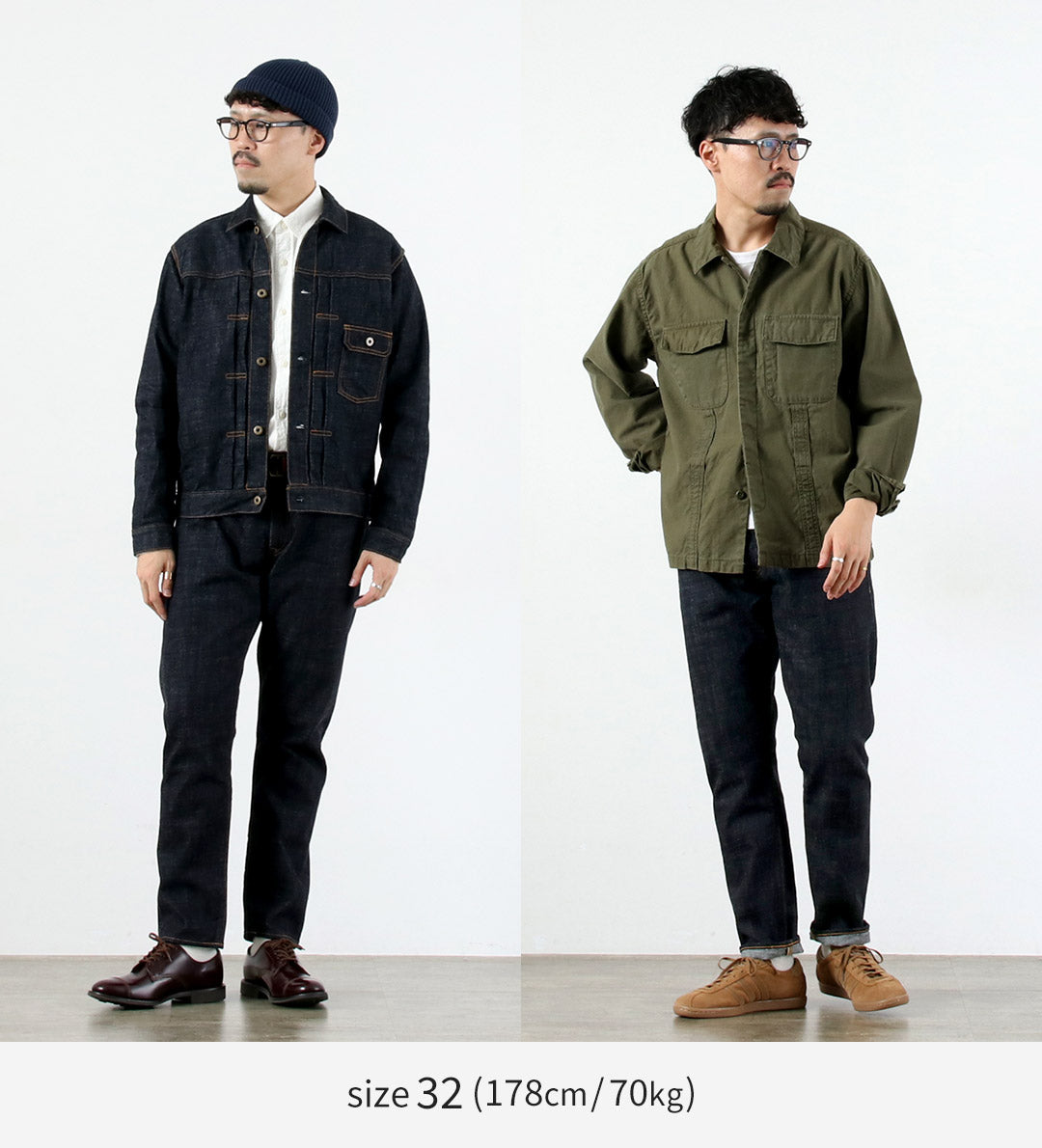 日本藍色牛仔褲 / Monster Denim 半寬錐形 5 條褲 16.5 盎司科特迪瓦棉