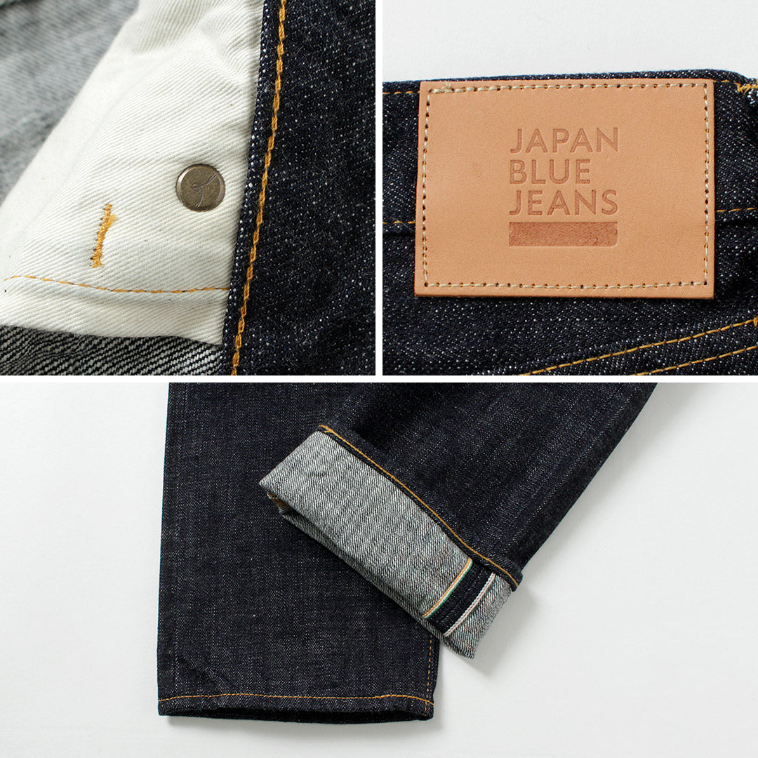 日本藍色牛仔褲 / Monster Denim 半寬錐形 5 條褲 16.5 盎司科特迪瓦棉