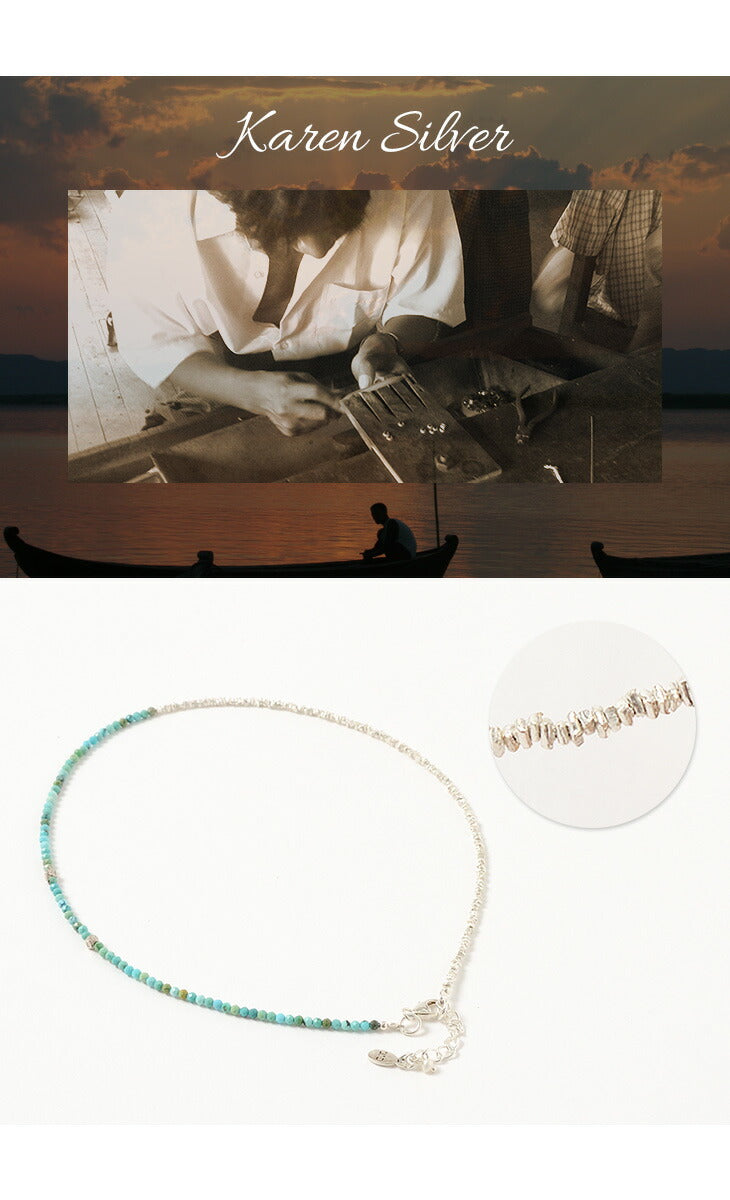 Chalisa T .. / Turquoise W 랩 브레이슬릿 Karen Silver