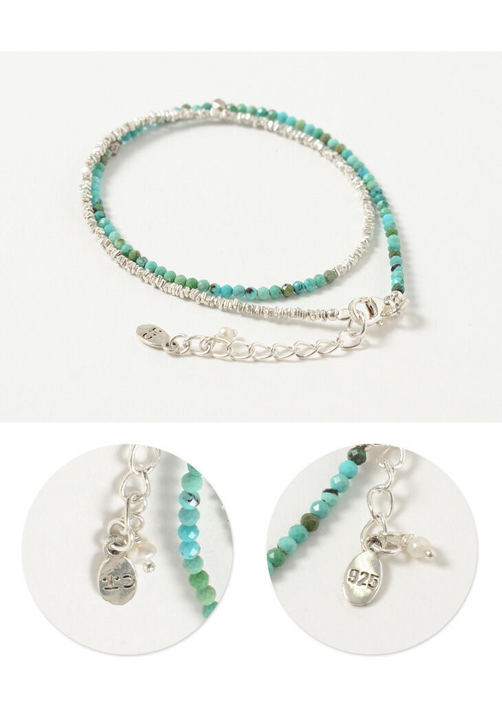 Chalisa T .. / Turquoise W 랩 브레이슬릿 Karen Silver