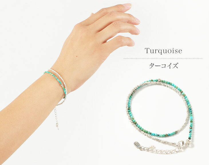 Chalisa T .. / Turquoise W 랩 브레이슬릿 Karen Silver